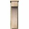Ekena Millwork Huntington Rough Sawn Corbel w/Backplate, Douglas Fir, 8"W x 12"D x 28"H COR08X12X28HUN01RDF - alternate 2